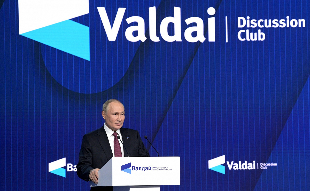 Президент России В.Путин принял участие в итоговой пленарной сессии XIX  заседания Международного дискуссионного клуба «Валдай»
