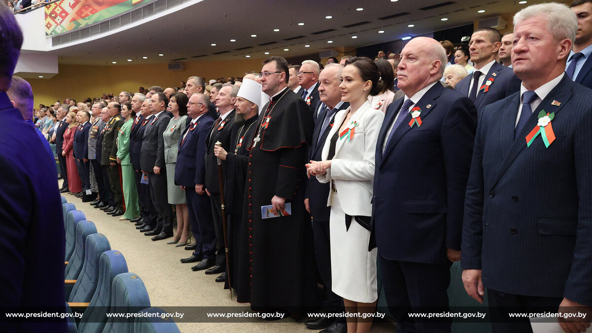 Выступление Президента А.Лукашенко на торжественном собрании, посвященном  Дню Независимости Беларуси